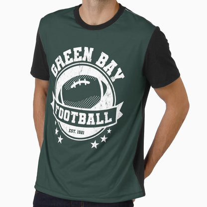 Green Bay Football Team League Sports T-Shirt - Unique Graphic Unisex - T-Shirt, Sweatshirt, Hoodie