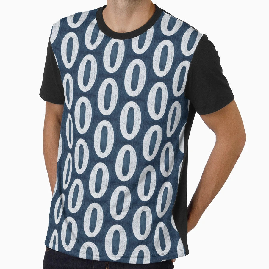 Illustration Number 0 Shabby T-Shirt - Minimalist Print Unisex - T-Shirt, Sweatshirt, Hoodie