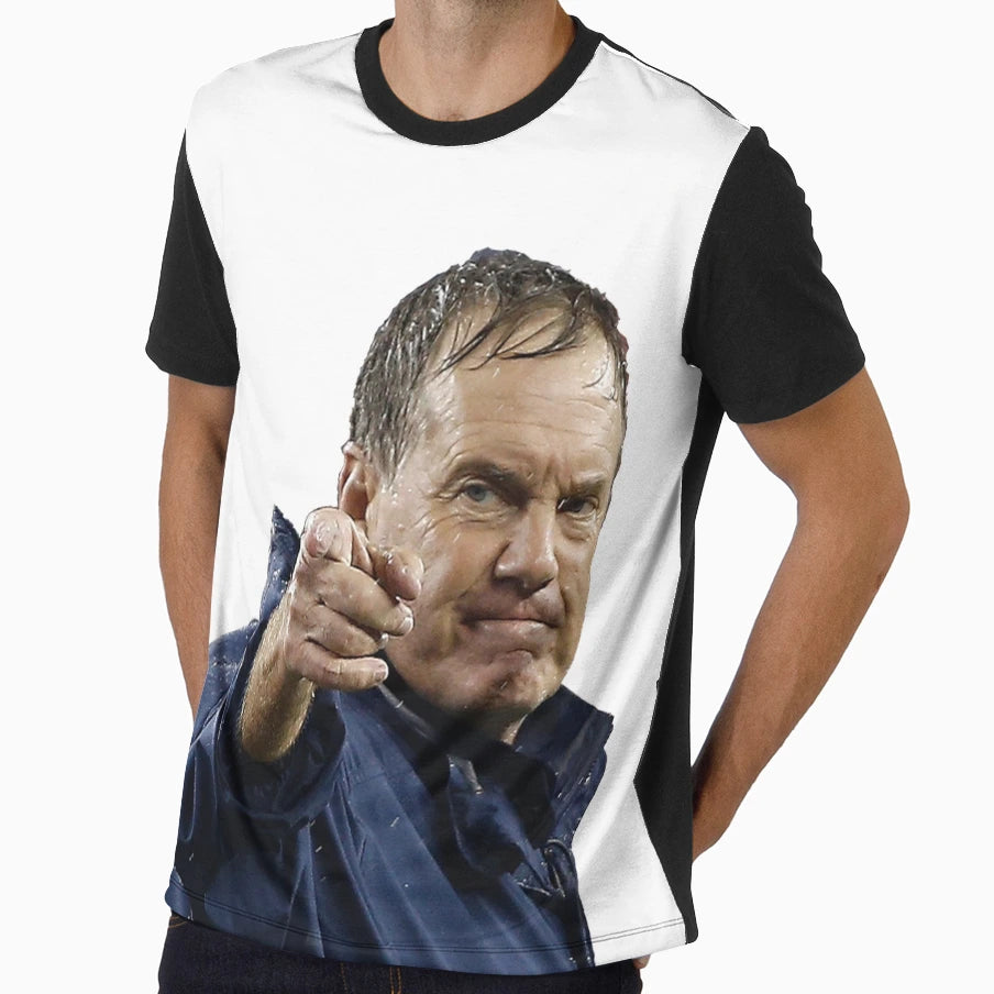 Bill Belichick T-Shirt - Graphic Print Unisex - T-Shirt, Sweatshirt, Hoodie