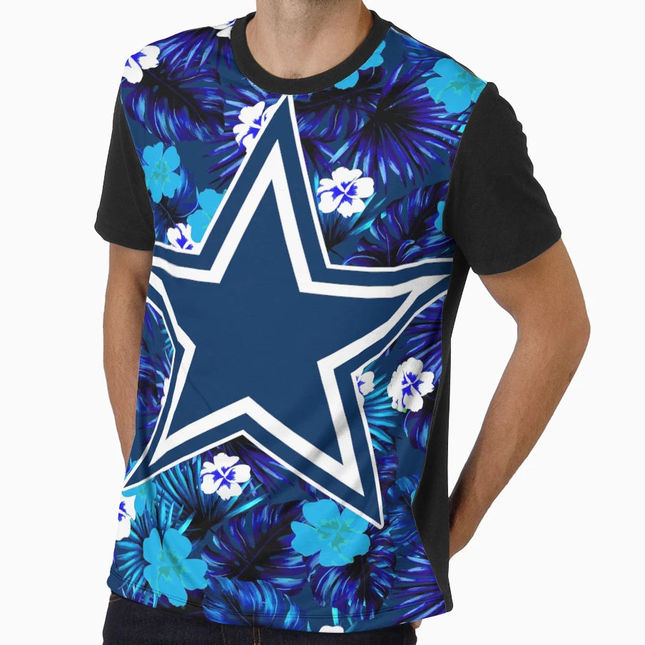 Texas Football Team Flower T-Shirt - Streetwear Style Unisex - T-Shirt, Sweatshirt, Hoodie