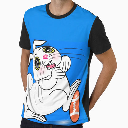 Rabblt Likes Playing Football T-Shirt - Trendy Graphic Unisex - T-Shirt, Sweatshirt, Hoodie