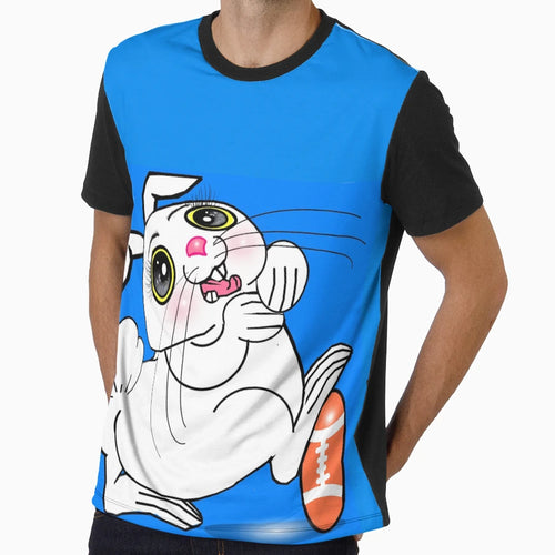 Rabblt Likes Playing Football T-Shirt - Trendy Graphic Unisex - T-Shirt, Sweatshirt, Hoodie