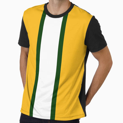 Gold And Green Minimal Green Bay T-Shirt - Fun Novelty Design Men Women - T-Shirt, Sweatshirt, Hoodie