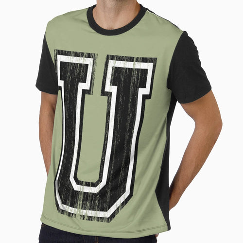 Big Varsity Letter U T-Shirt - Streetwear Style Unisex - T-Shirt, Sweatshirt, Hoodie