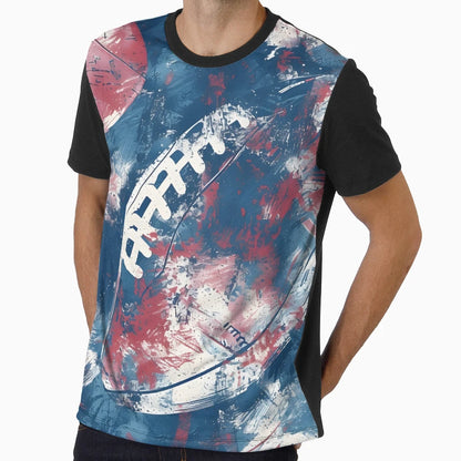 Football Pattern T-Shirt - Casual Everyday Wear Men Women - T-Shirt, Sweatshirt, Hoodie