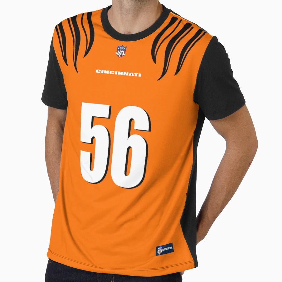 513 Gridiron Mock Jersey Special 56 T-Shirt - Aesthetic Graphic Unisex - T-Shirt, Sweatshirt, Hoodie