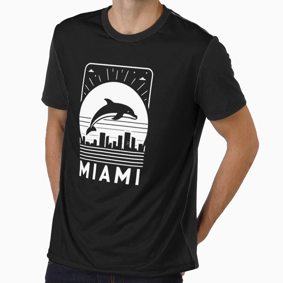 Miami Fun T-Shirt - Aesthetic Graphic for Adults - T-Shirt, Sweatshirt, Hoodie