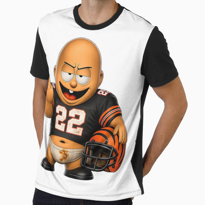 Funny American Football Player T-Shirt - Aesthetic Graphic for Adults - T-Shirt, Sweatshirt, Hoodie