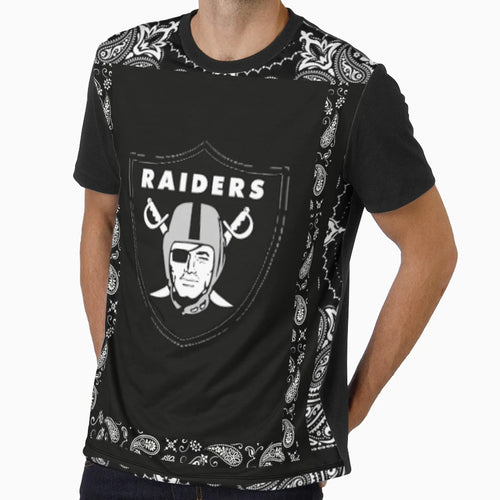 Black And White Bandanna T-Shirt - Minimalist Print Men Women - T-Shirt, Sweatshirt, Hoodie