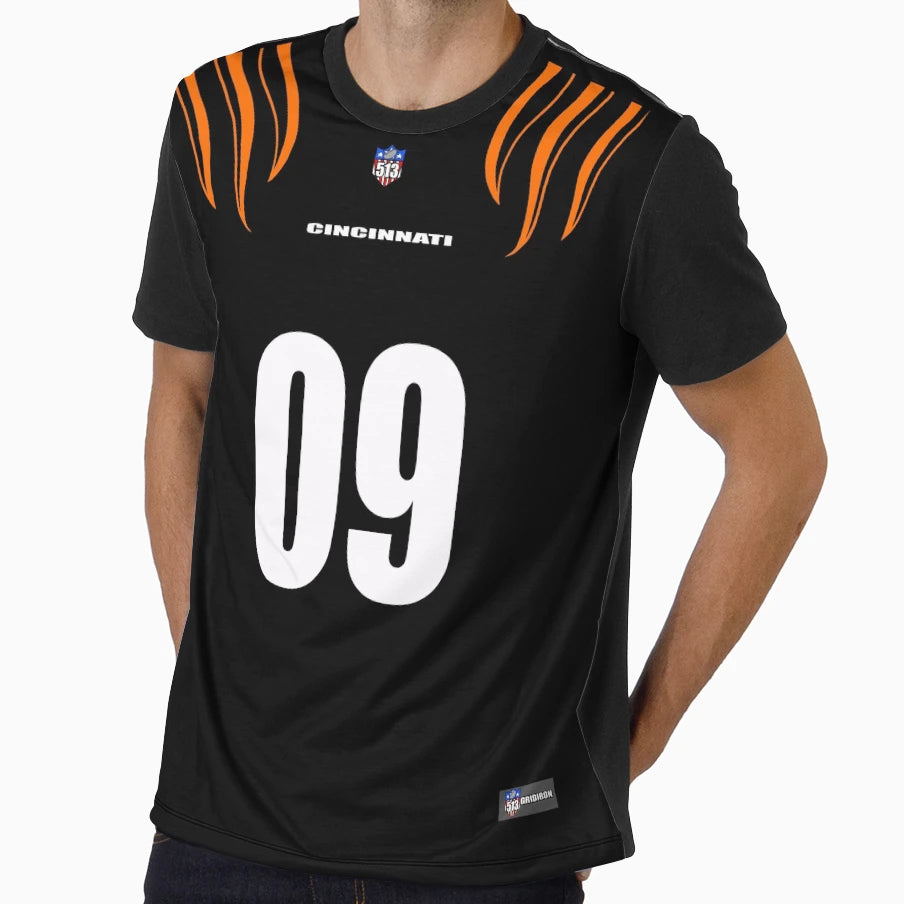 513 Gridiron Mock Jersey Number 9 T-Shirt - Graphic Print for Adults - T-Shirt, Sweatshirt, Hoodie