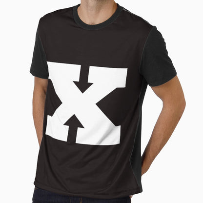 Alphagraphic X T-Shirt - Fun Novelty Design for Adults - T-Shirt, Sweatshirt, Hoodie