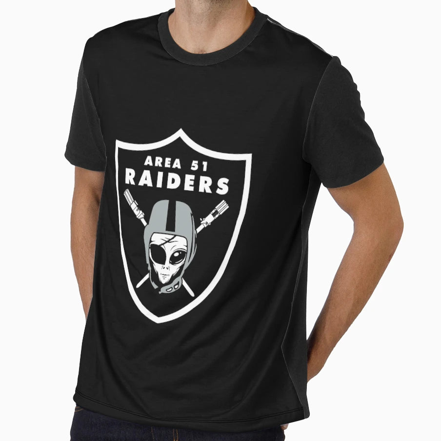 Storm Area 51 Raiders Space Aliens T-Shirt - Fun Novelty Design for Adults - T-Shirt, Sweatshirt, Hoodie