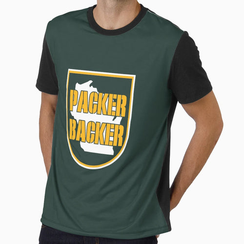 Packer Backer Green Bay T-Shirt - Graphic Print Unisex - T-Shirt, Sweatshirt, Hoodie