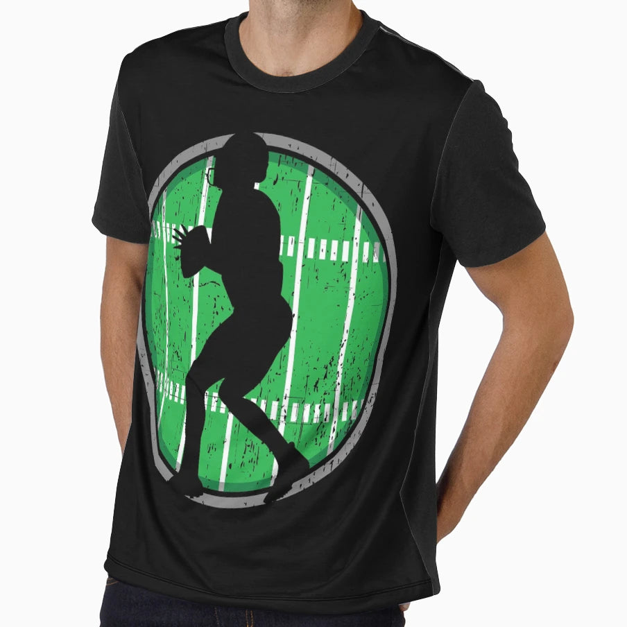 Football Quarterback T-Shirt - Unique Graphic Men Women - T-Shirt, Sweatshirt, Hoodie