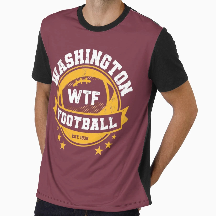 Washington Wtf Football Team Funny Meme T-Shirt - Trendy Graphic Unisex - T-Shirt, Sweatshirt, Hoodie