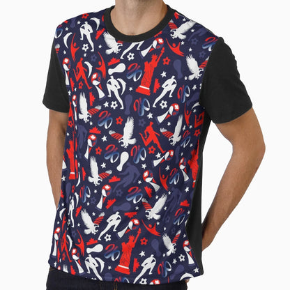 Usa Inspired World Cup 2026 T-Shirt - Casual Everyday Wear Men Women - T-Shirt, Sweatshirt, Hoodie