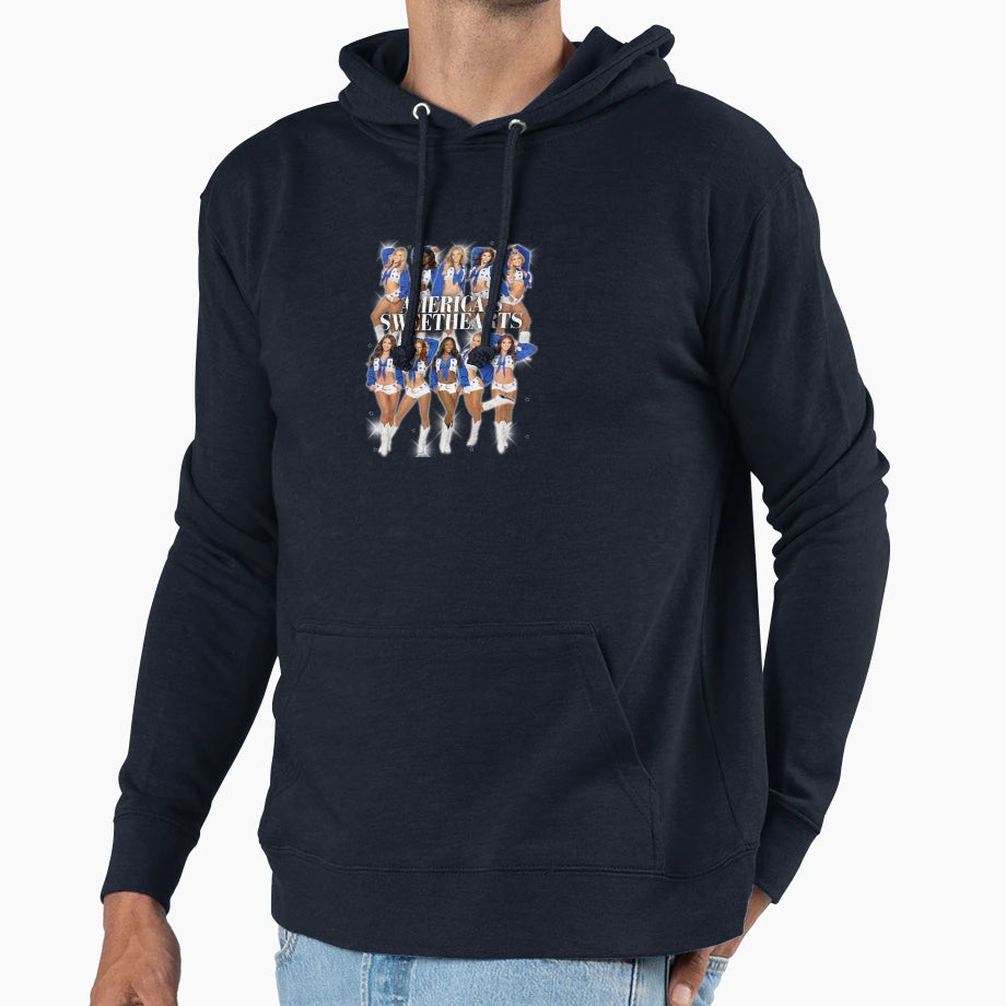 Dallas Cowboys Cheerleaders Football Dcc Hoodie - Unique Graphic for Adults - T-Shirt, Sweatshirt, Hoodie