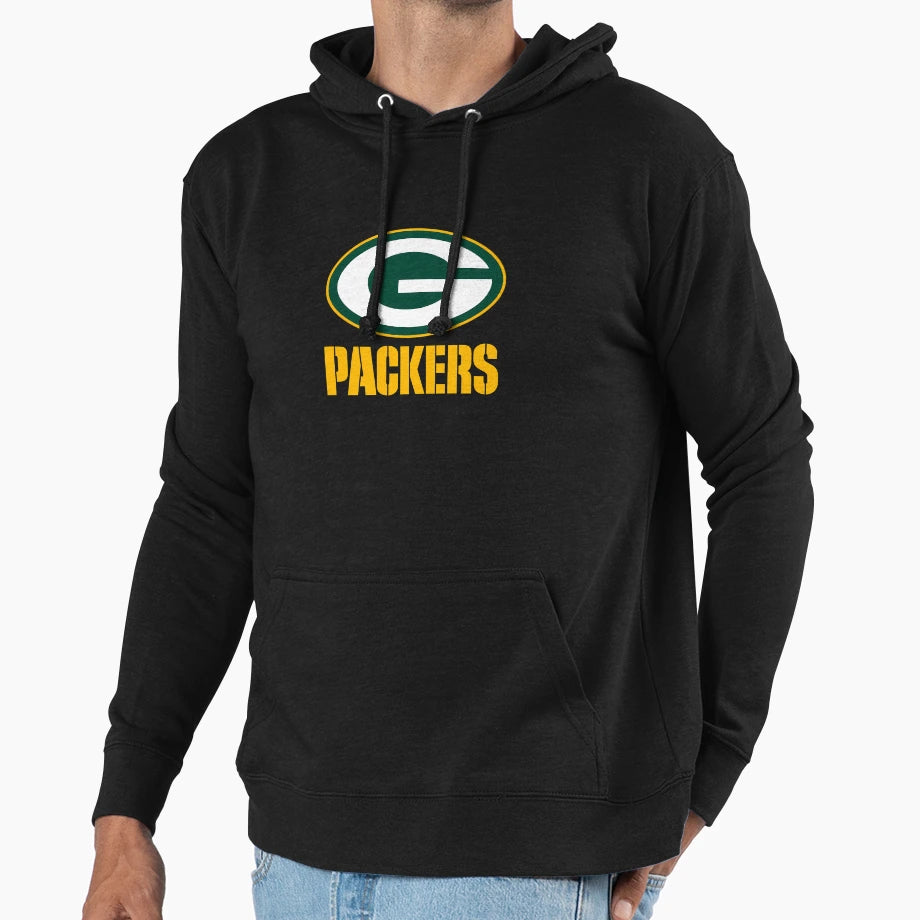 Greens Bay Packers Logo Soccer Hoodie - Minimalist Print for Adults - T-Shirt, Sweatshirt, Hoodie
