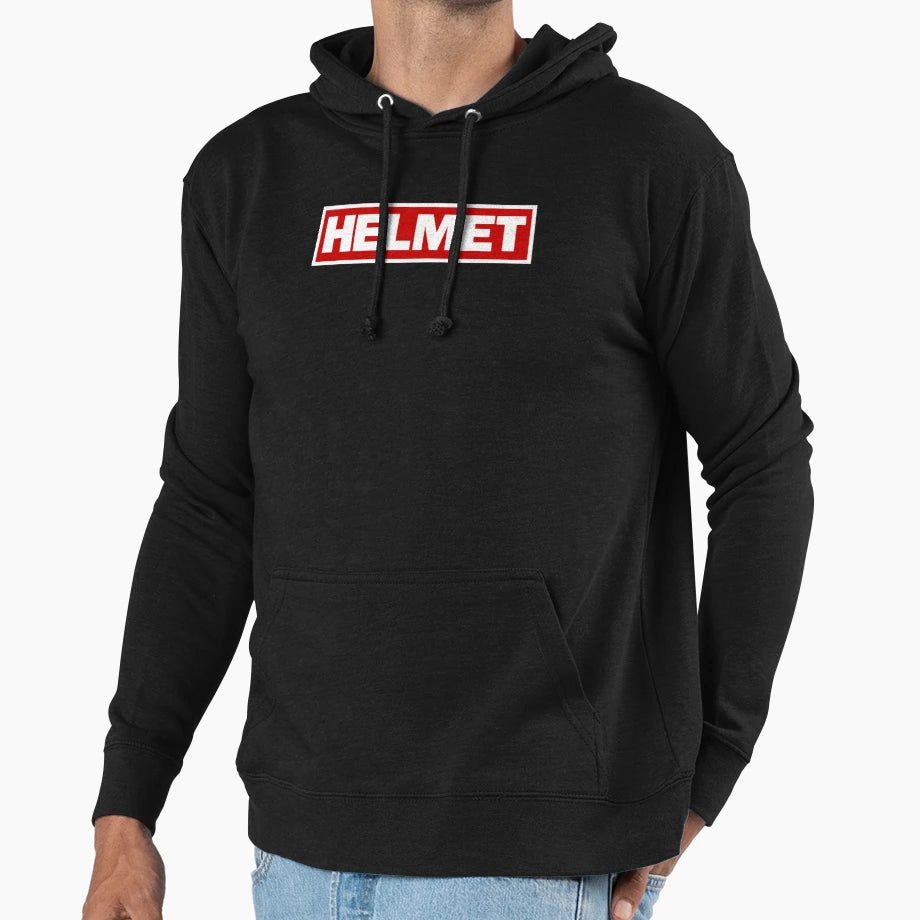 Meantime Helmet Hoodie - Unique Graphic for Adults - T-Shirt, Sweatshirt, Hoodie