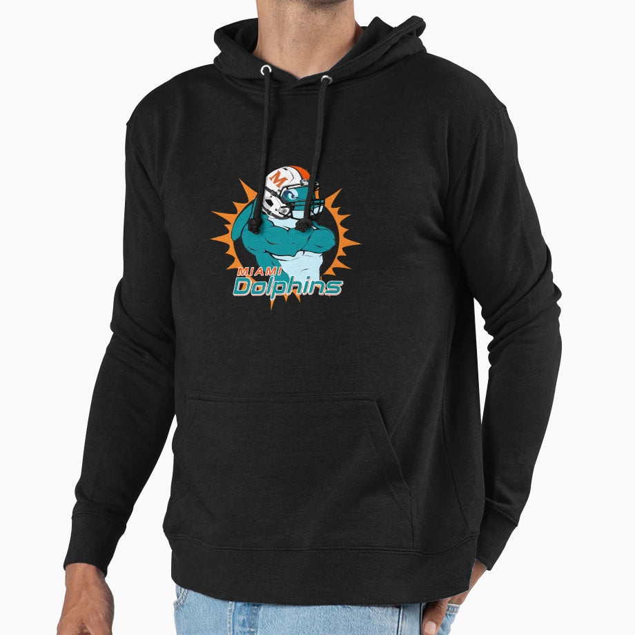 Art Miami Dolphins Hoodie - Novelty Apparel for Adults - T-Shirt, Sweatshirt, Hoodie