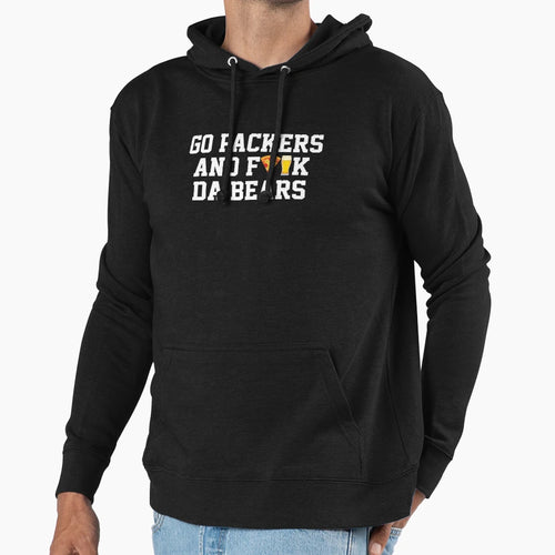 Go Packers And Fuck Da Bears T-Shirt - Trendy Graphic Unisex - T-Shirt, Sweatshirt, Hoodie