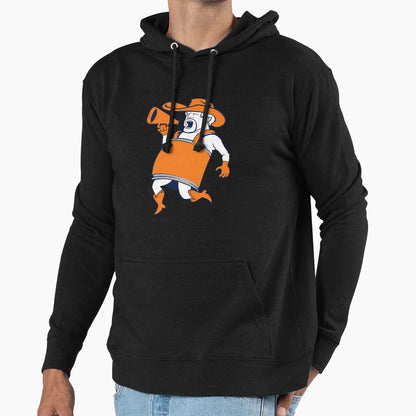 Denver Broncos Barrel Hoodie - Casual Everyday Wear Unisex - T-Shirt, Sweatshirt, Hoodie