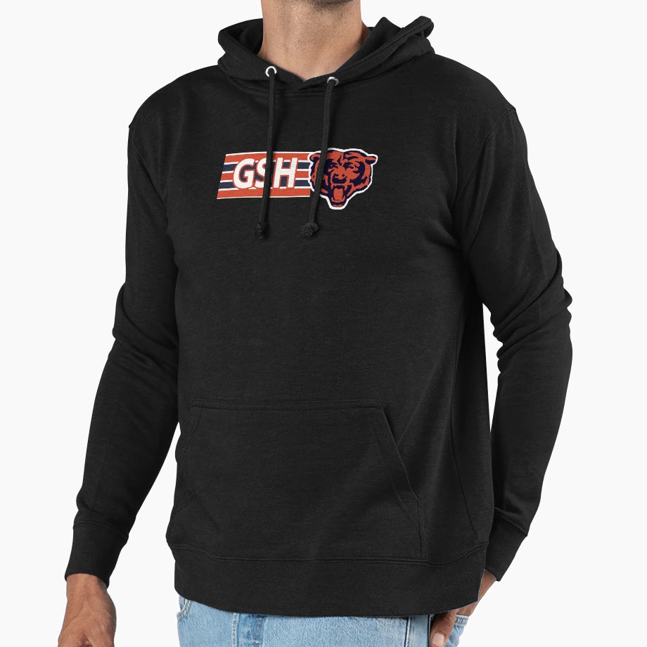 Chicago Bear Gsh Hoodie - Custom Art Print Men Women - T-Shirt, Sweatshirt, Hoodie
