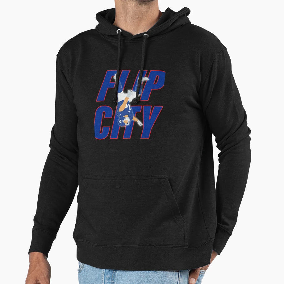 Cam Skattebo Flip City Ny Giants Hoodie - Graphic Print Unisex - T-Shirt, Sweatshirt, Hoodie
