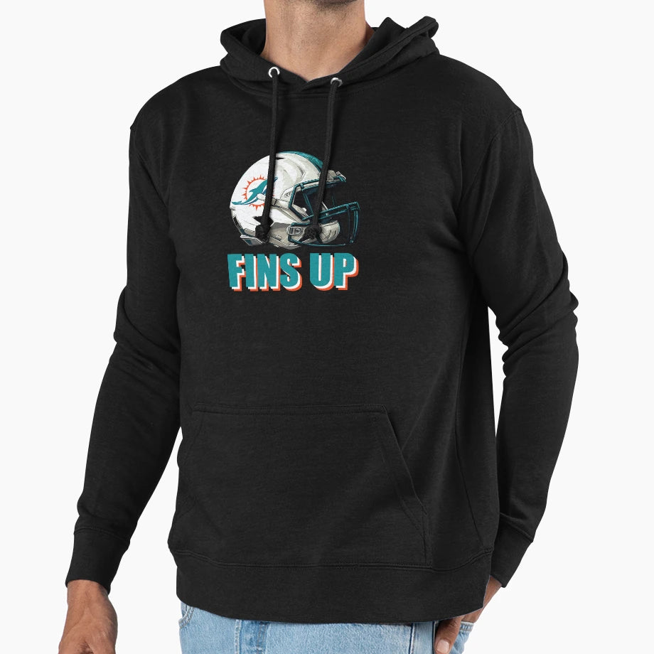 Miami Dolphins Helmet Hoodie - Aesthetic Graphic Men Women - T-Shirt, Sweatshirt, Hoodie