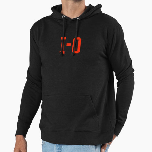 Scarlet Half I O O H I O Ohio Hoodie - Graphic Print Men Women - T-Shirt, Sweatshirt, Hoodie