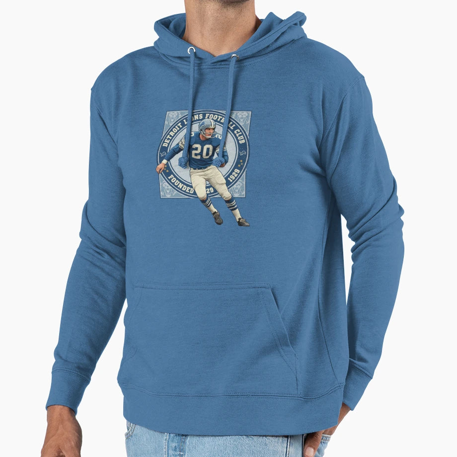 Old School Detroit Lions Distressed T-Shirt - Graphic Print for Adults - T-Shirt, Sweatshirt, Hoodie
