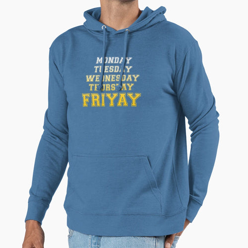 Tgif Friyay Hoodie - Novelty Apparel for Adults - T-Shirt, Sweatshirt, Hoodie
