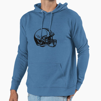 Football Helmet Headgear Safety Hoodie - Unique Graphic Men Women - T-Shirt, Sweatshirt, Hoodie