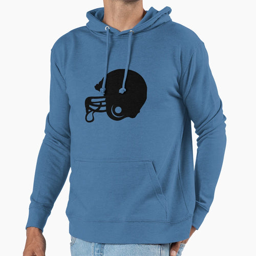 Football Helmet Hoodie - Custom Art Print Men Women - T-Shirt, Sweatshirt, Hoodie