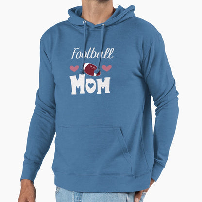 Funny Rugby Mom Gift Football Mom Hoodie - Fun Novelty Design for Adults - T-Shirt, Sweatshirt, Hoodie