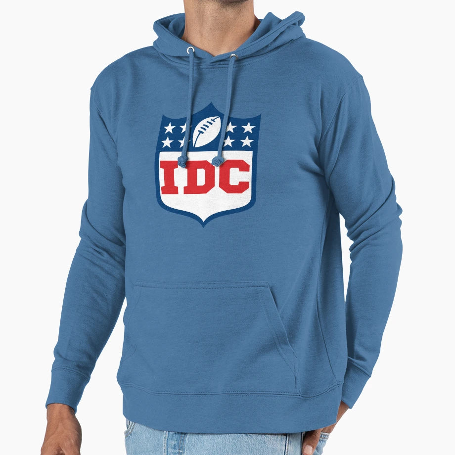 Idc Football Hoodie - Casual Everyday Wear for Adults - T-Shirt, Sweatshirt, Hoodie