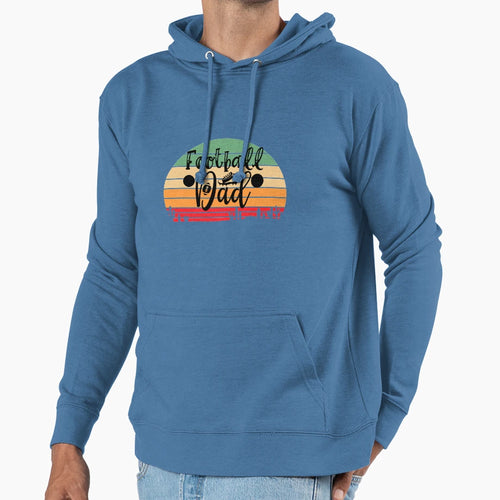 Football Dad Funny Football Lovers T-Shirt - Minimalist Print Men Women - T-Shirt, Sweatshirt, Hoodie