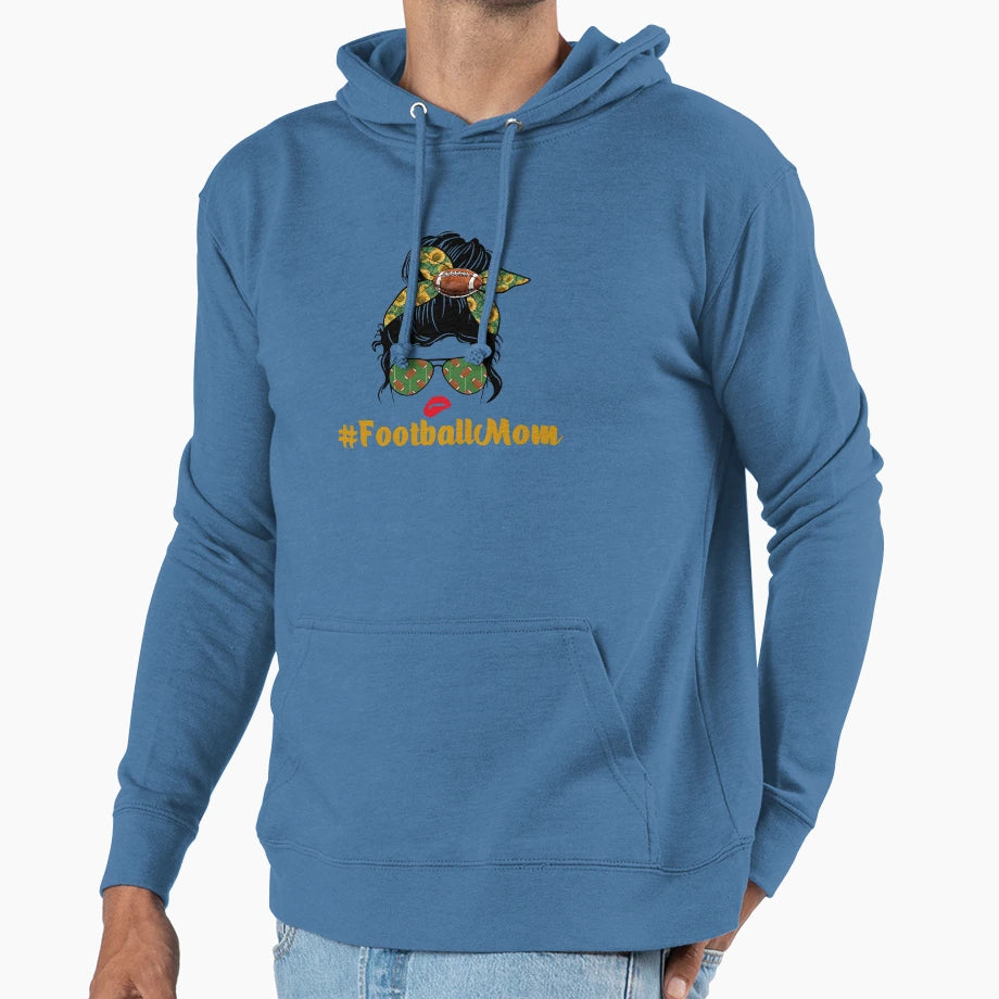 Football Mom Game Day Game Day Vibes Hoodie - Trendy Graphic Unisex - T-Shirt, Sweatshirt, Hoodie