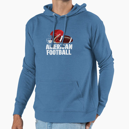 American Football Hoodie - Novelty Apparel Unisex - T-Shirt, Sweatshirt, Hoodie