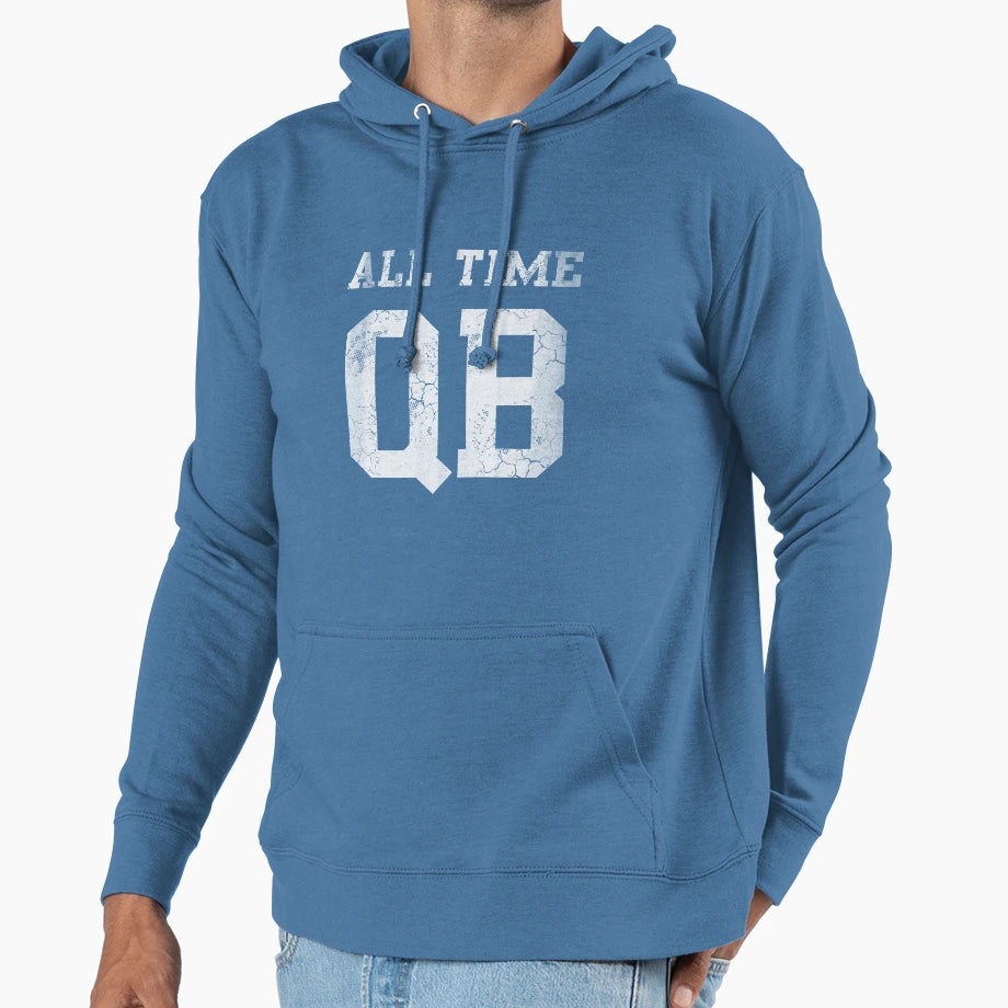 All Time Qb Hoodie - Minimalist Print Men Women - T-Shirt, Sweatshirt, Hoodie