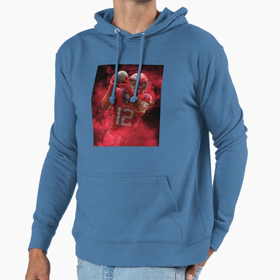 Nico Collins Houston Sports Art Hoodie - Minimalist Print Unisex - T-Shirt, Sweatshirt, Hoodie