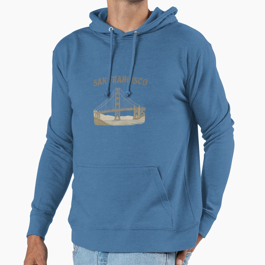 San Francisco City Hoodie - Unique Graphic for Adults - T-Shirt, Sweatshirt, Hoodie