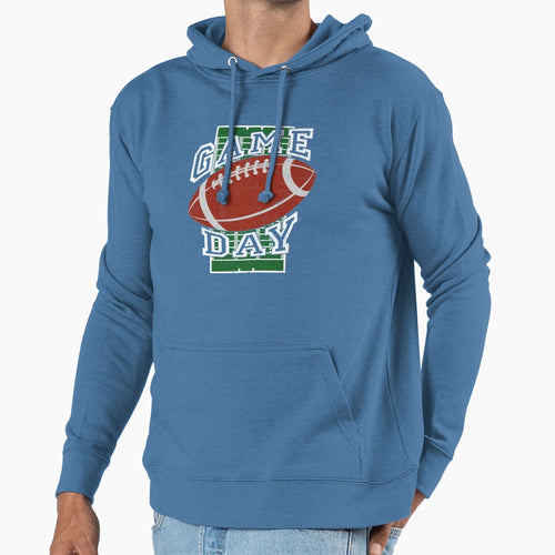 American Football Game Day Field And Hoodie - Fun Novelty Design Unisex - T-Shirt, Sweatshirt, Hoodie