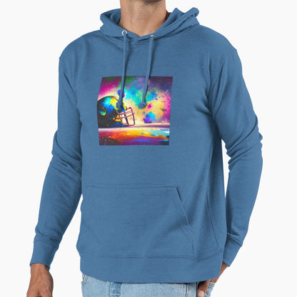 Splatter Helmet Hoodie - Casual Everyday Wear Unisex - T-Shirt, Sweatshirt, Hoodie