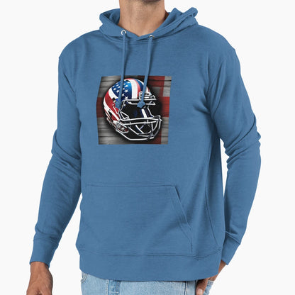 Usa Football Gridiron Hoodie - Unique Graphic for Adults - T-Shirt, Sweatshirt, Hoodie