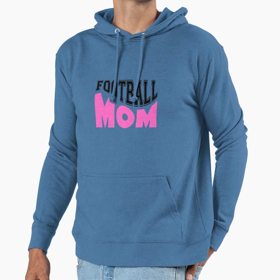 Football Mom Hoodie - Novelty Apparel Unisex - T-Shirt, Sweatshirt, Hoodie