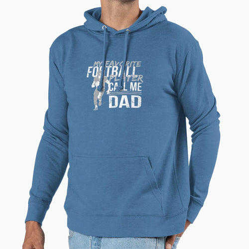 My Favorite Football Player Calls Me Hoodie - Trendy Graphic for Adults - T-Shirt, Sweatshirt, Hoodie