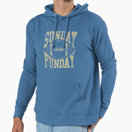 Sunday Funday Football Hoodie - Graphic Print Unisex - T-Shirt, Sweatshirt, Hoodie