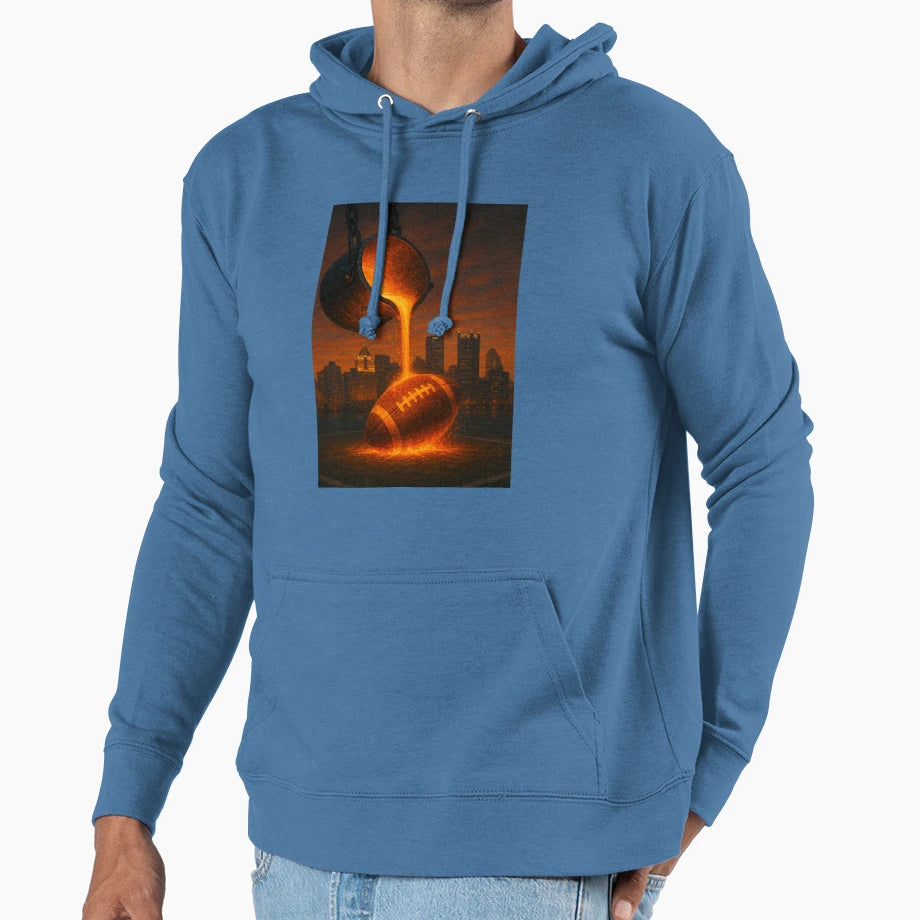 Pittsburgh Football V5 Hoodie - Novelty Apparel for Adults - T-Shirt, Sweatshirt, Hoodie