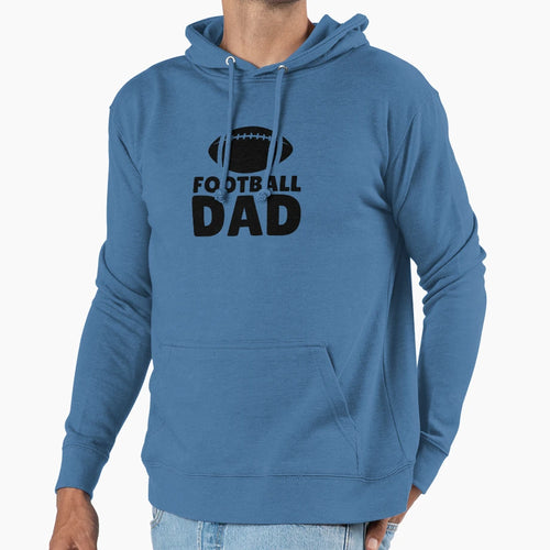 Football Dad Hoodie - Custom Art Print Men Women - T-Shirt, Sweatshirt, Hoodie
